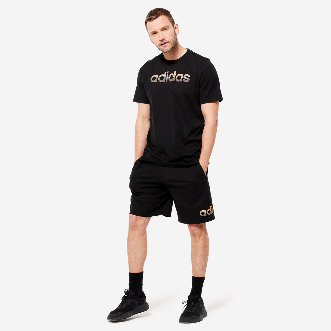 SHORT DE FITNESS SOFT TRAINING ADIDAS HOMME NOIR