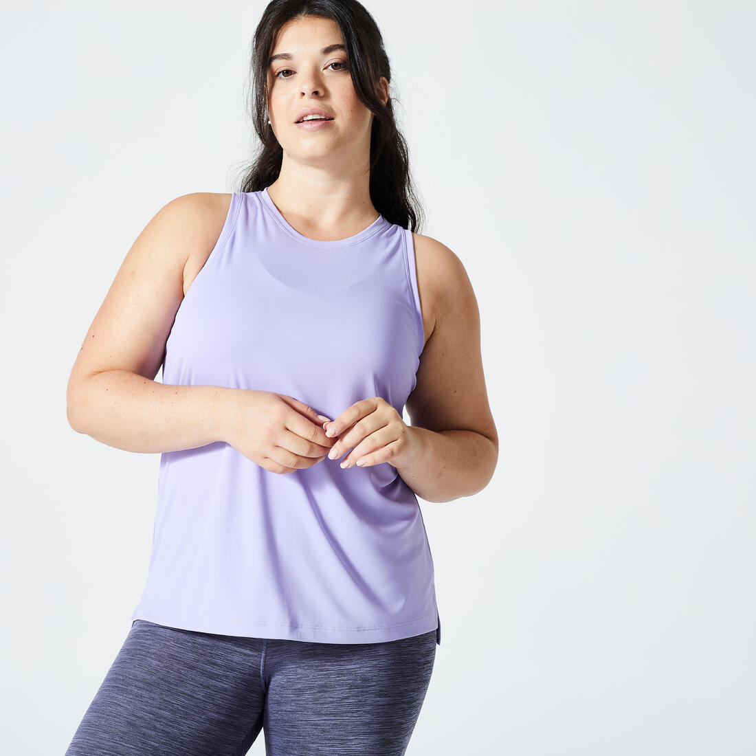 Débardeur de fitness coupe droite femme