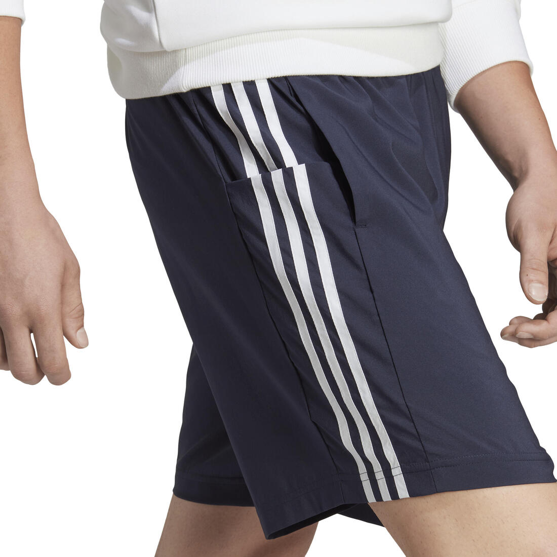 SHORT DE FITNESS CARDIO ADIDAS HOMME BLEU