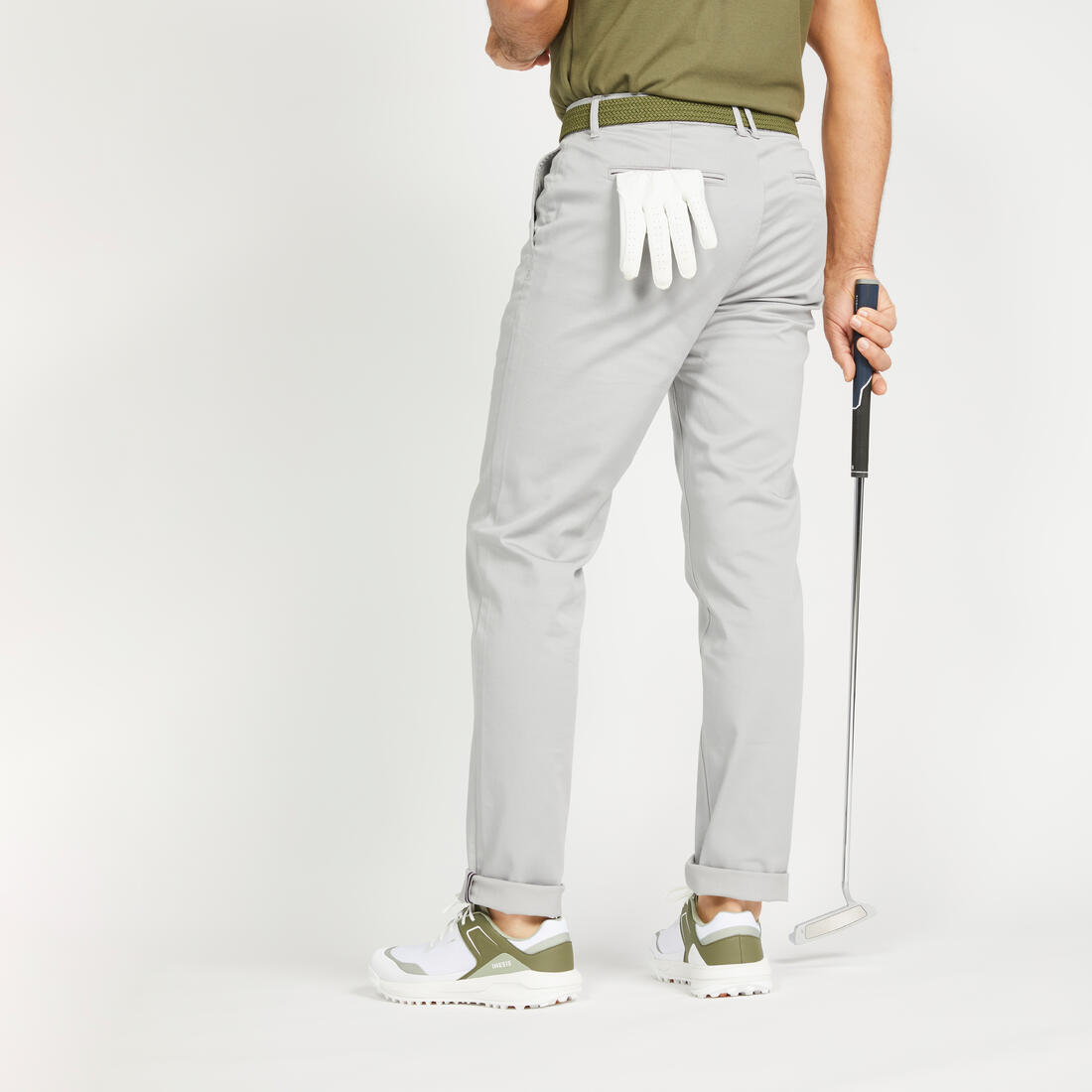 Pantalon golf Homme - MW500 rouge foncé