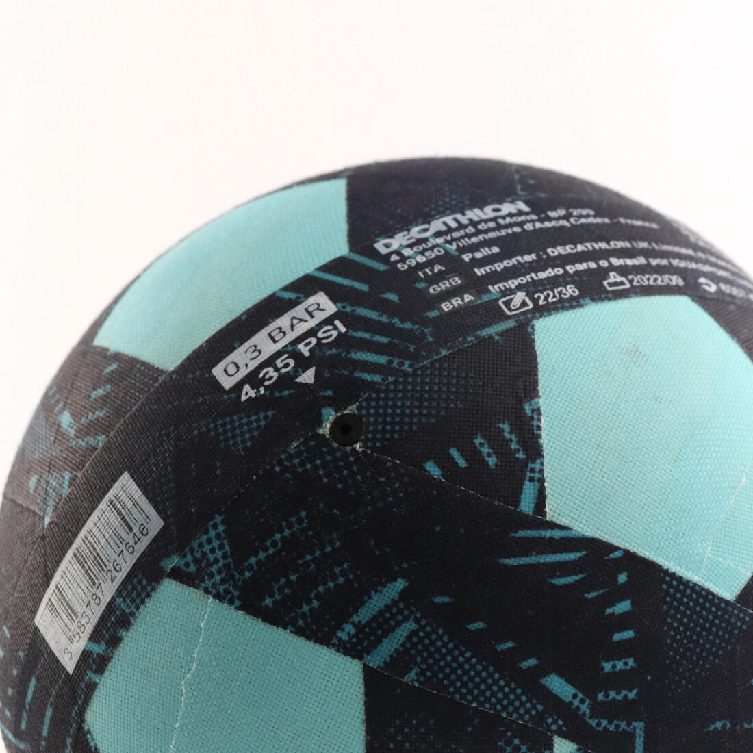 Ballon de football Ballground 100 bleu/bleu