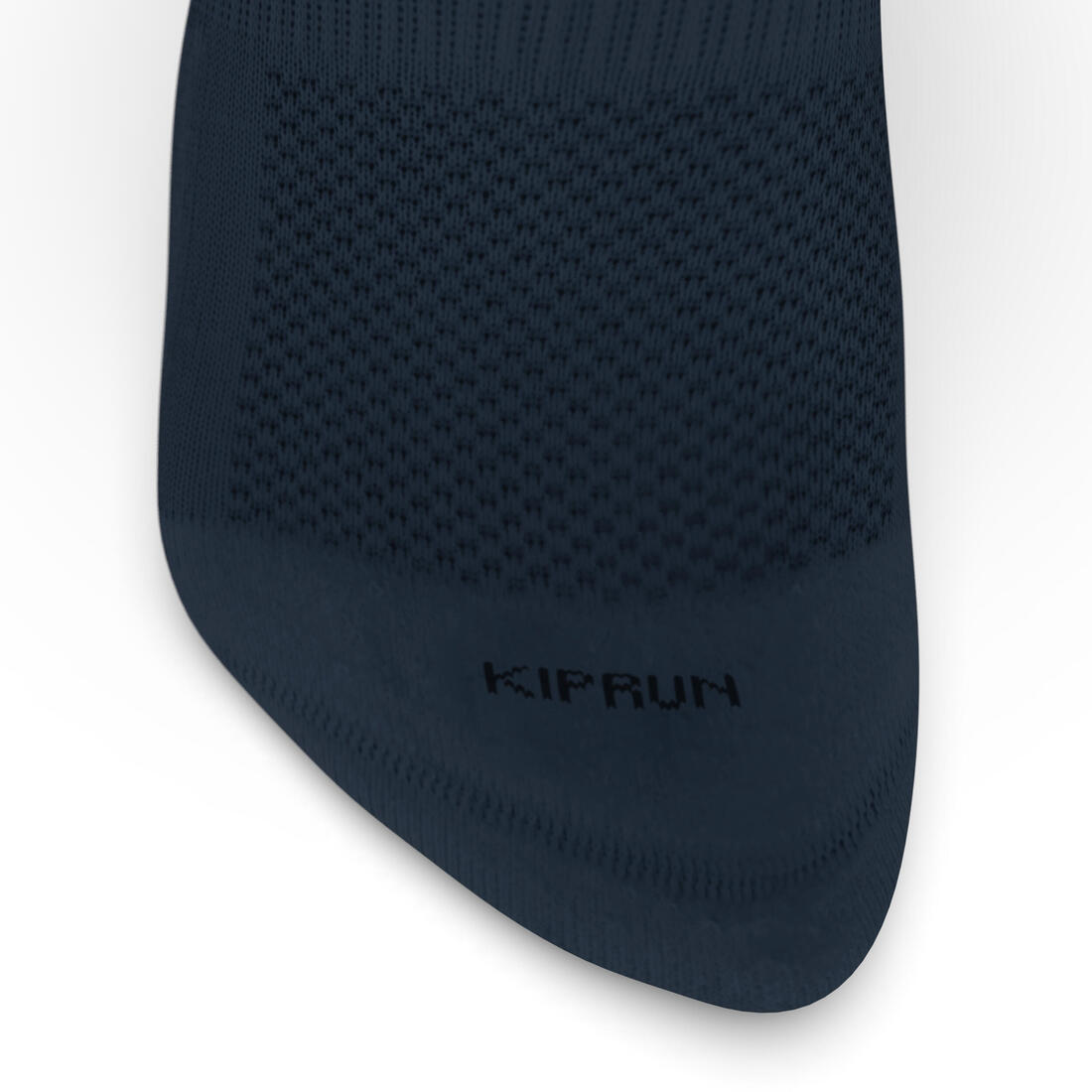 CHAUSSETTES DE RUNNING INVISIBLES RUN500 BLEUES ARDOISE X2