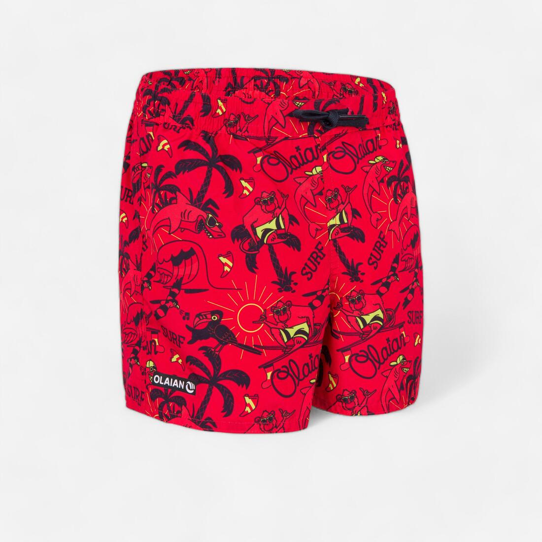 short de bain 100 Kid Rayé