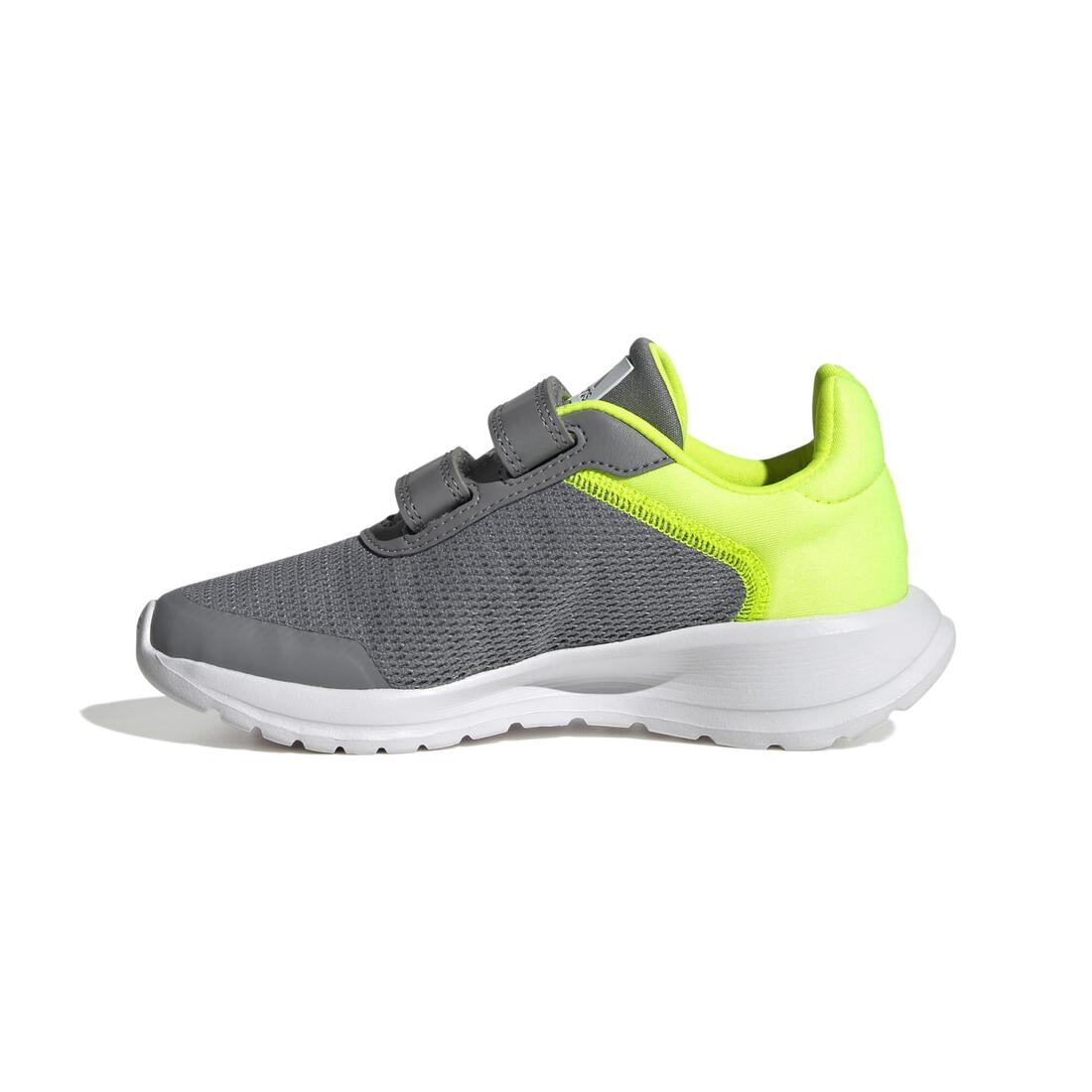 CHAUSSURES TENSAUR RUN ADIDAS ENFANT GRIS BLANC JAUNE