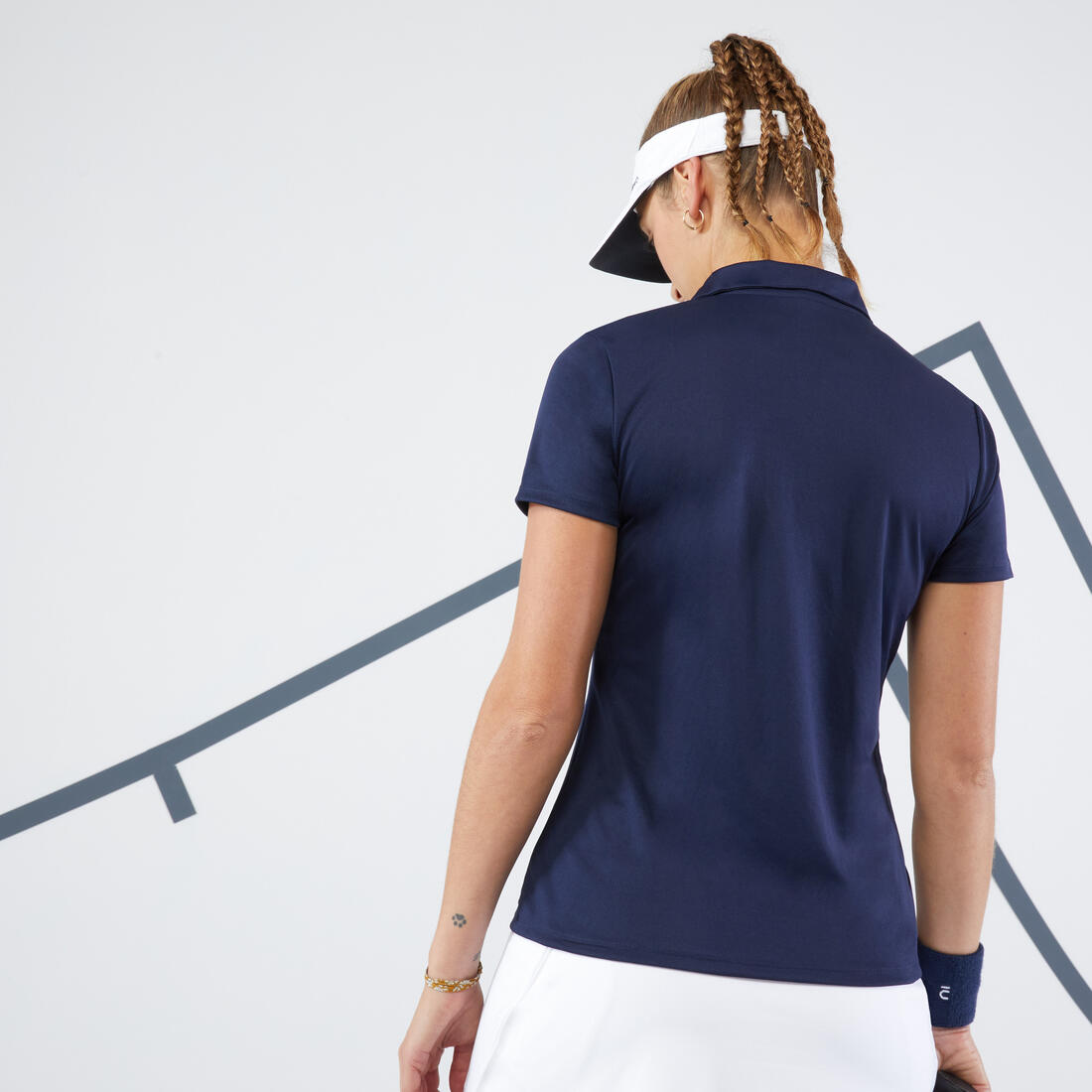 Polo tennis dry femme - Essentiel 100