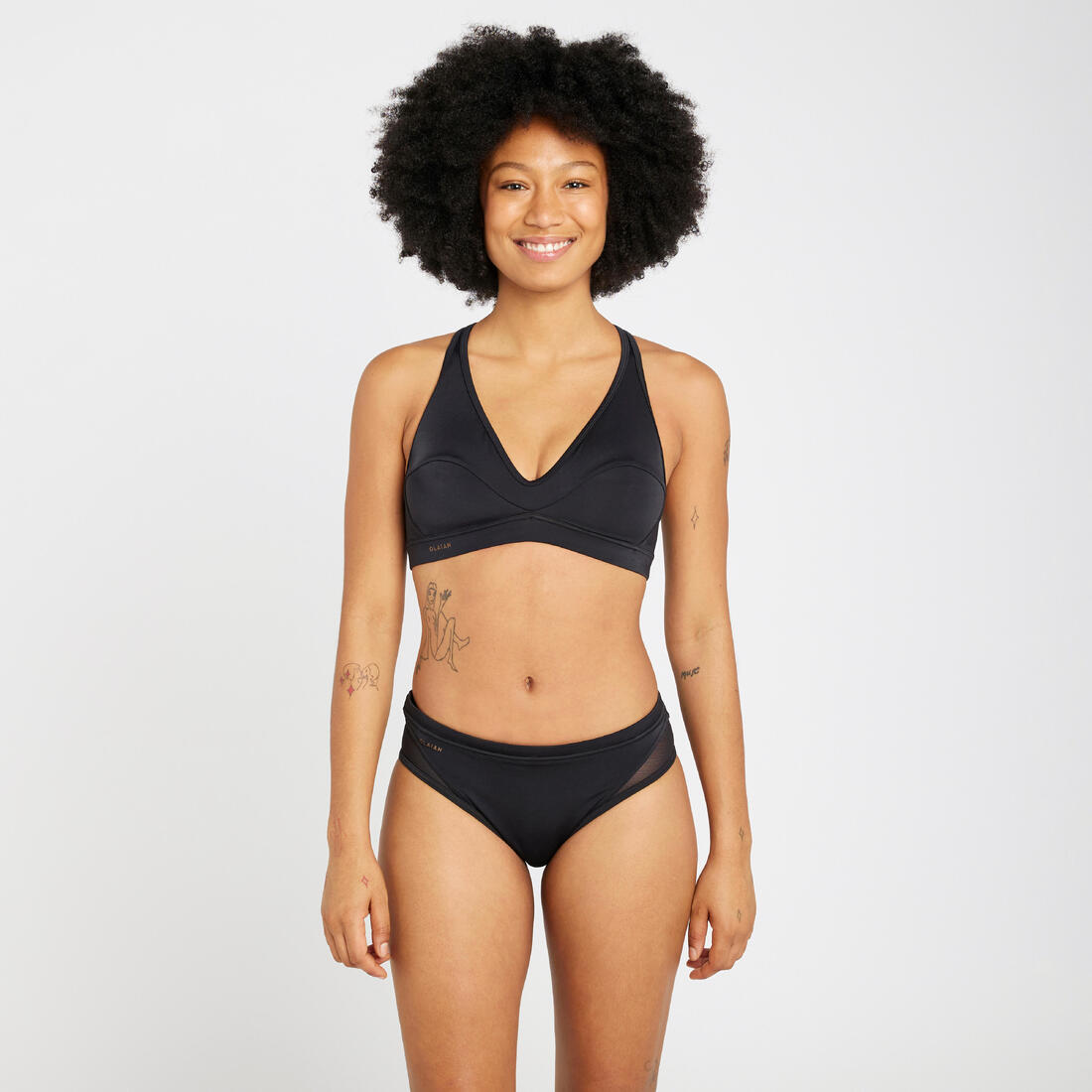 Bas de maillot de bain culotte Femme - Savana noir