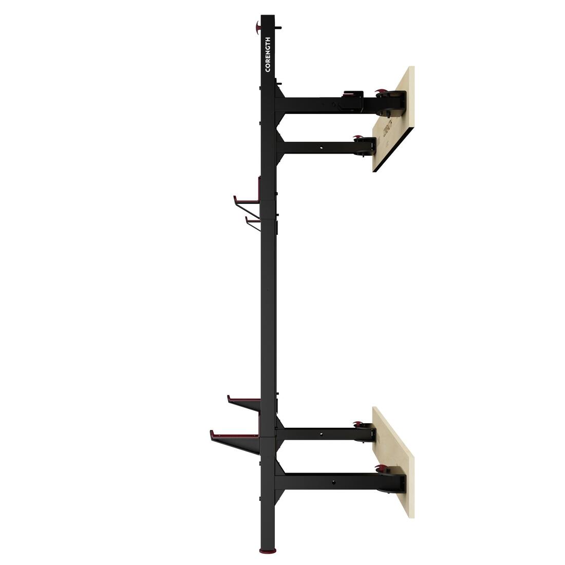 Rack mural de musculation pliable - WALL RACK FOLD