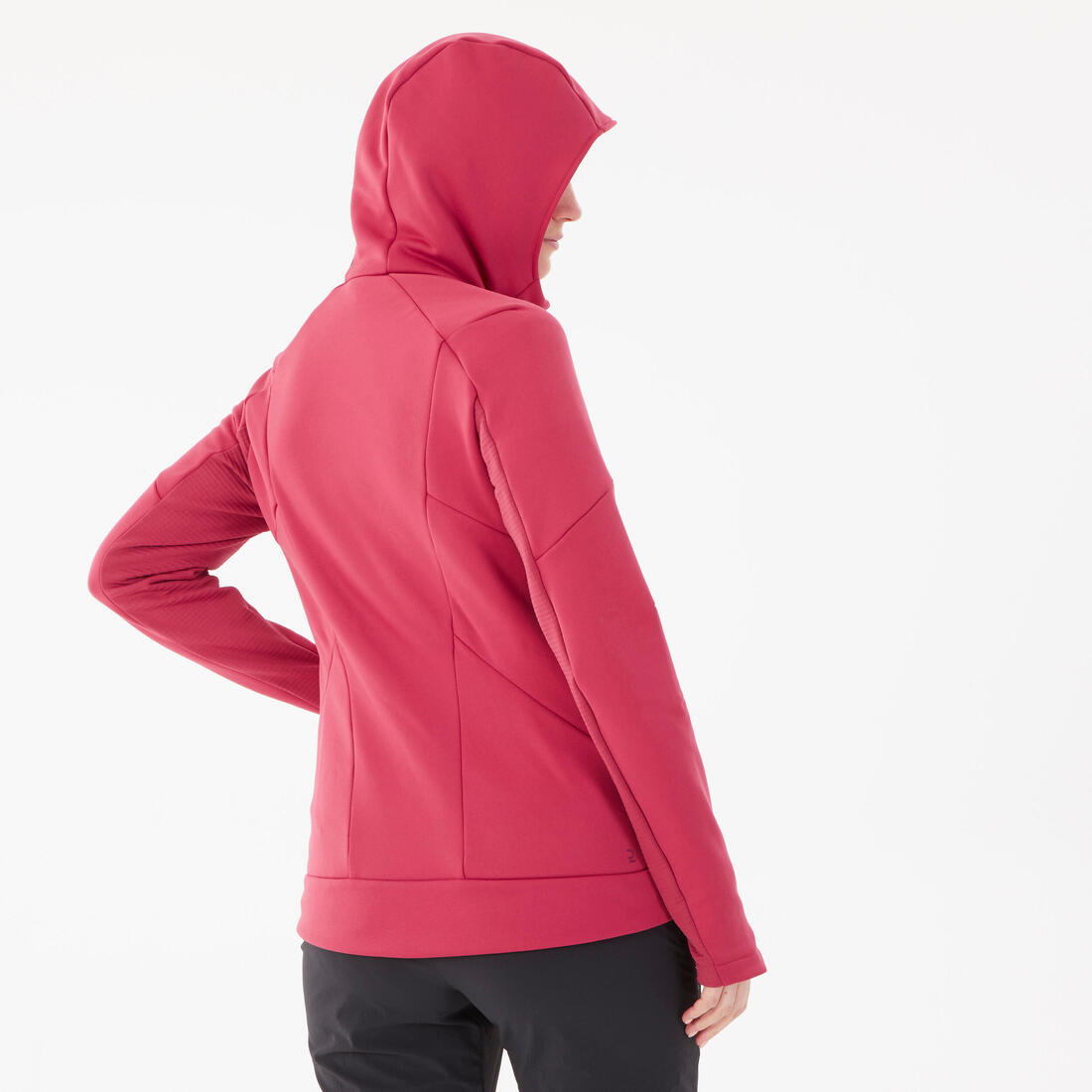 Veste polaire de randonnée - mh500 hood - femme