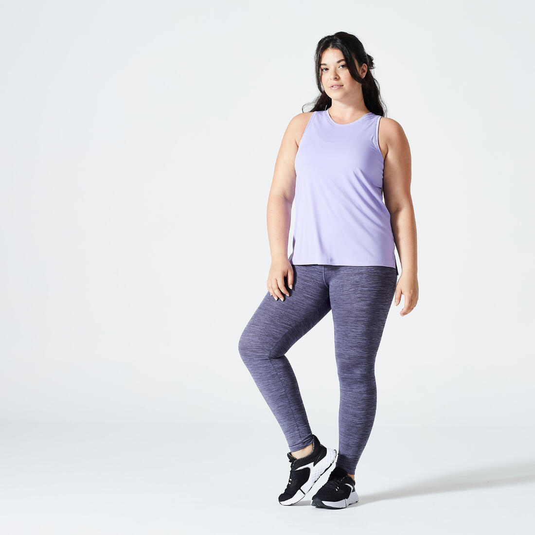 Débardeur de fitness coupe droite femme