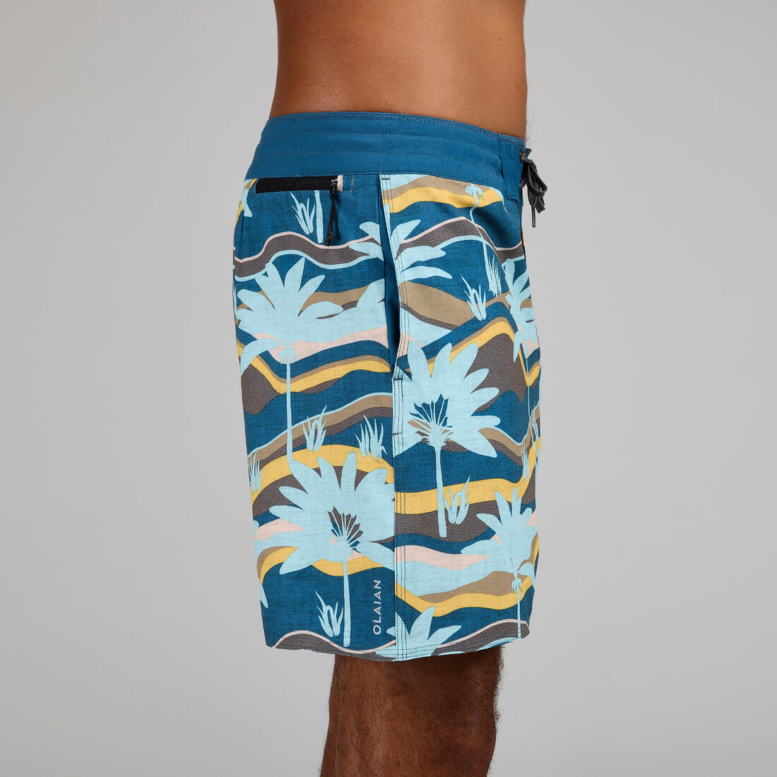 Boardshort surf 500 17" GOOD BLUE