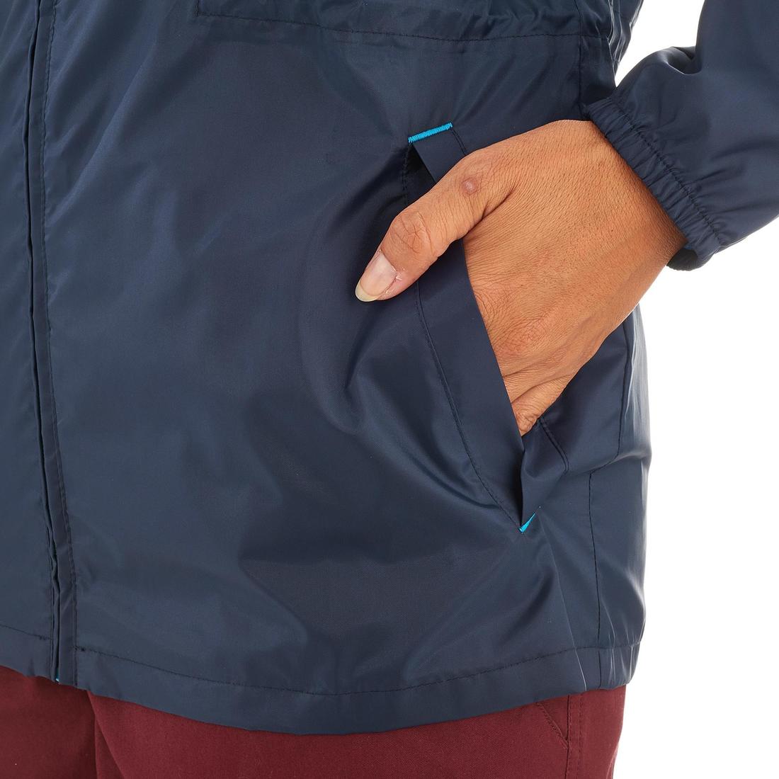 Veste coupe vent et déperlante de randonnée - Raincut Full Zip - Femme