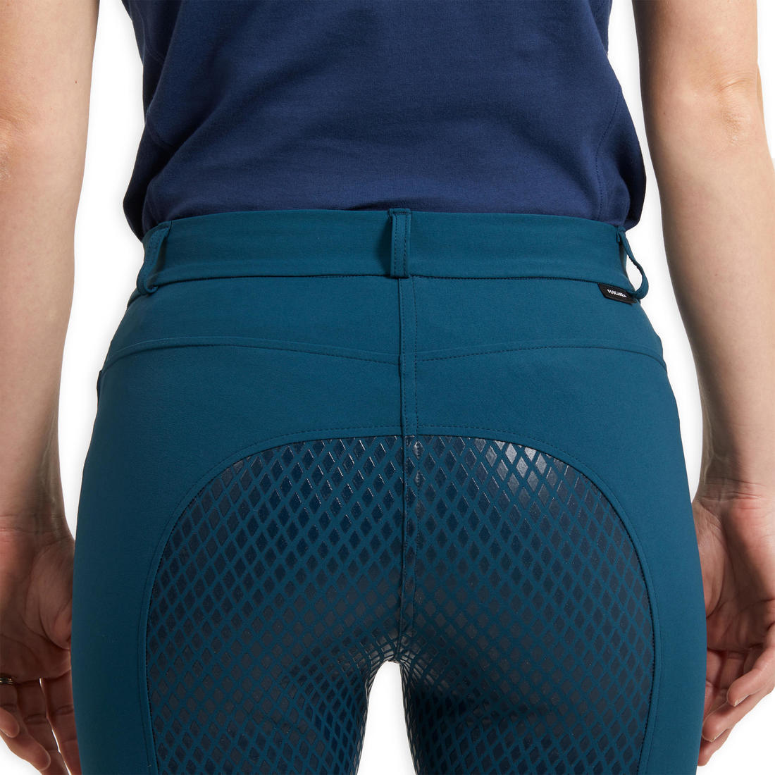 Pantalon équitation léger fullgrip Femme - 580 terracotta