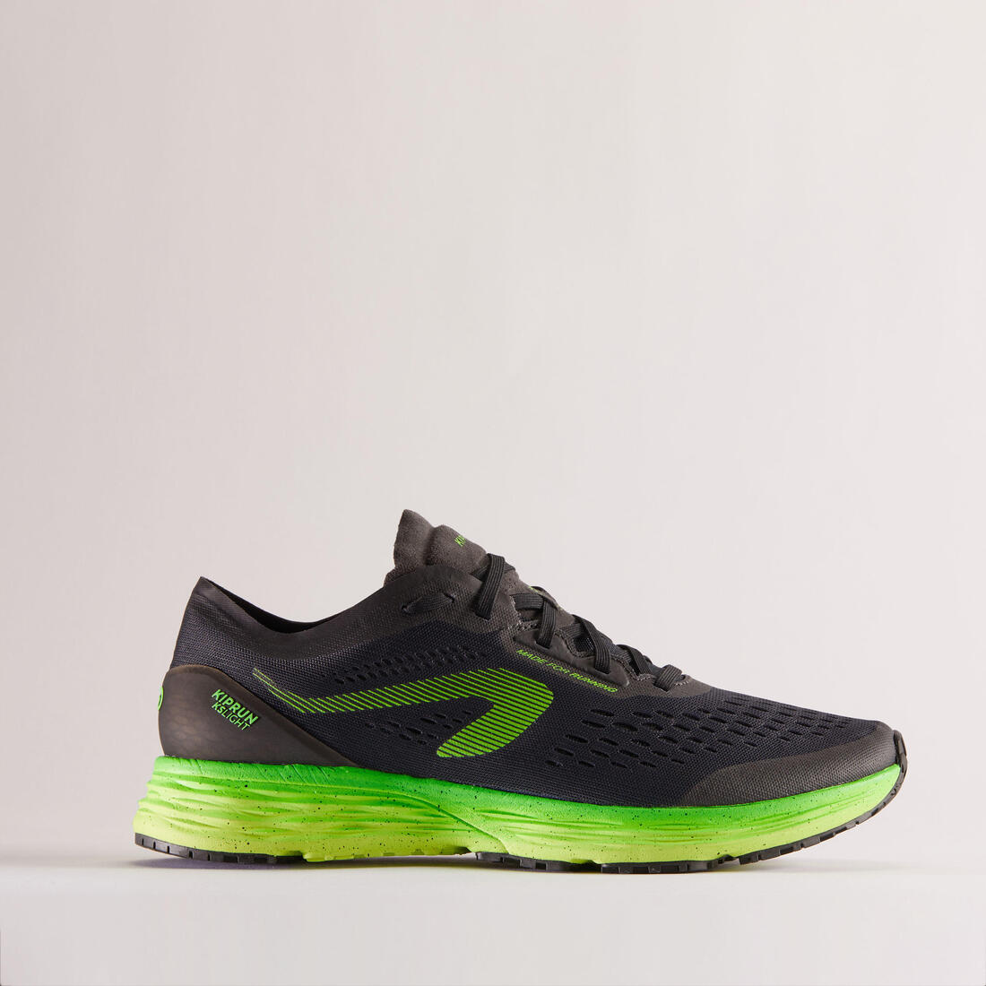 CHAUSSURES DE RUNNING HOMME KIPRUN KSLIGHT NOIR VERT EDITION LIMITEE