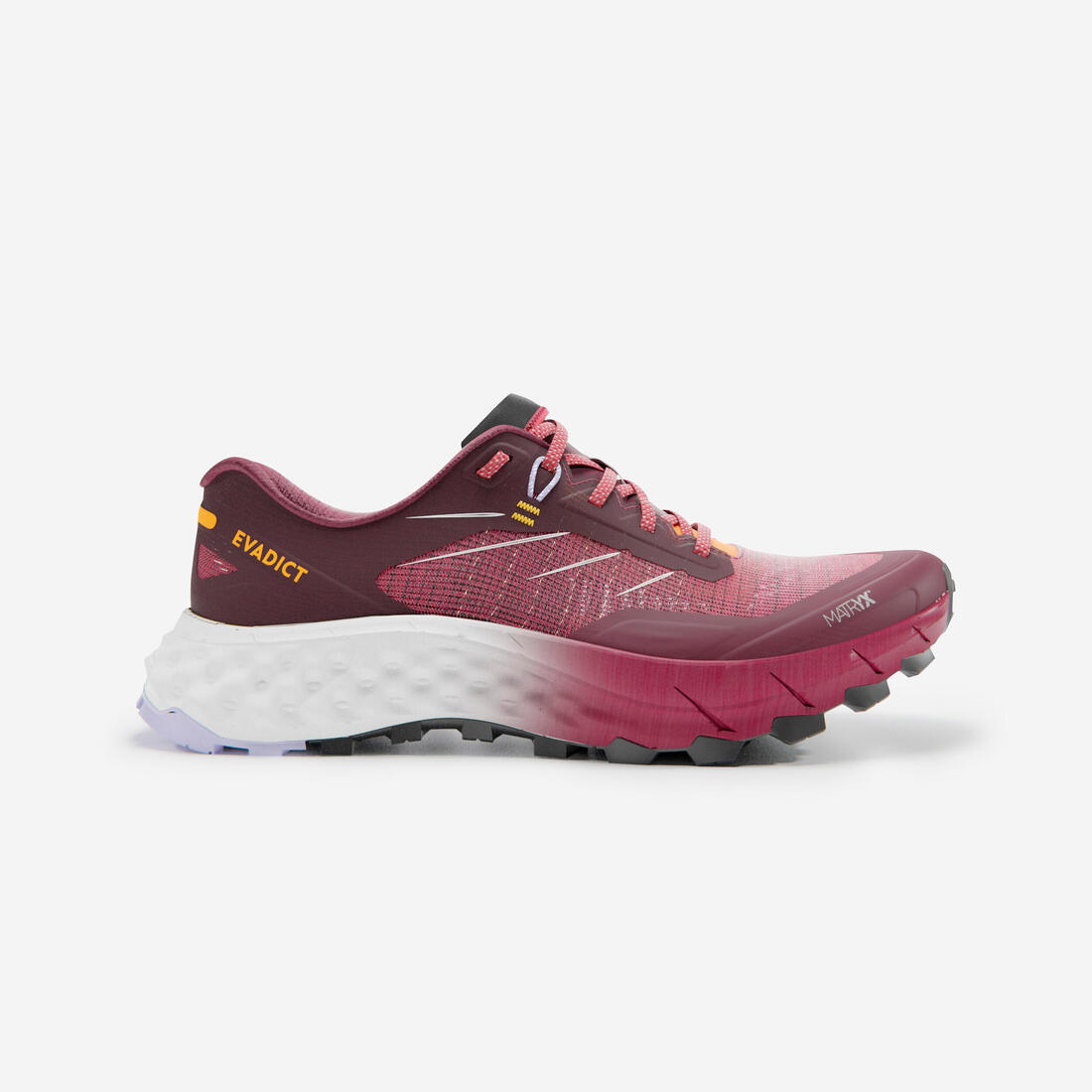 Chaussures de trail running pour femme EVADICT  MT CUSHION 2 framboise