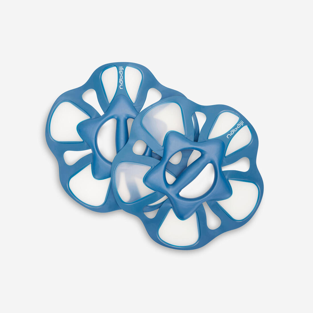 Paire d'haltères aquatiques Pullpush flower L Aquagym blanc bleu