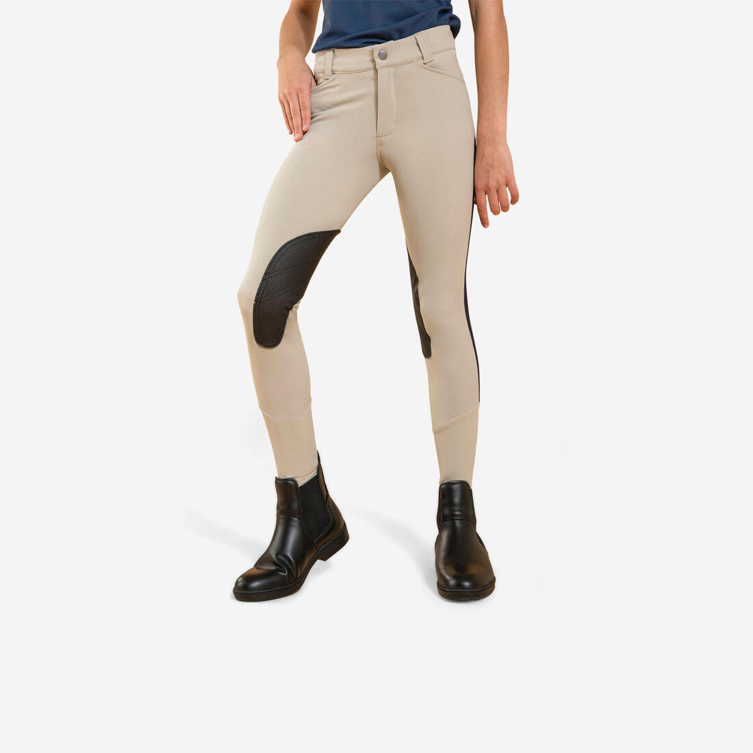 Pantalon équitation léger mesh basanes agrippantes Enfant - 500