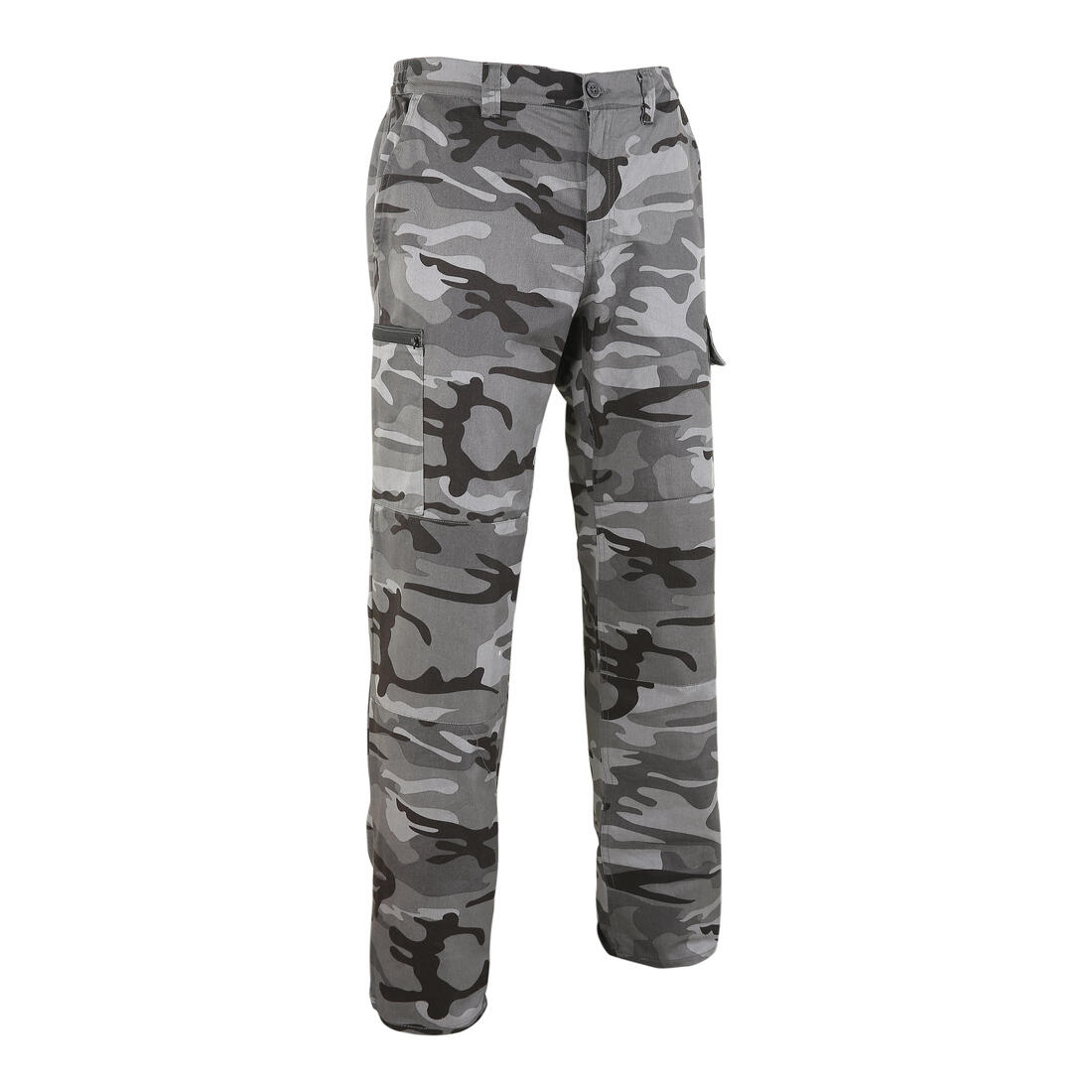 PANTALON CARGO RESISTANT STEPPE 300 CAMOUFLAGE WOODLAND