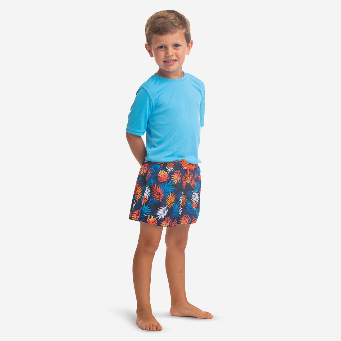 short de bain 100 Kid Rayé