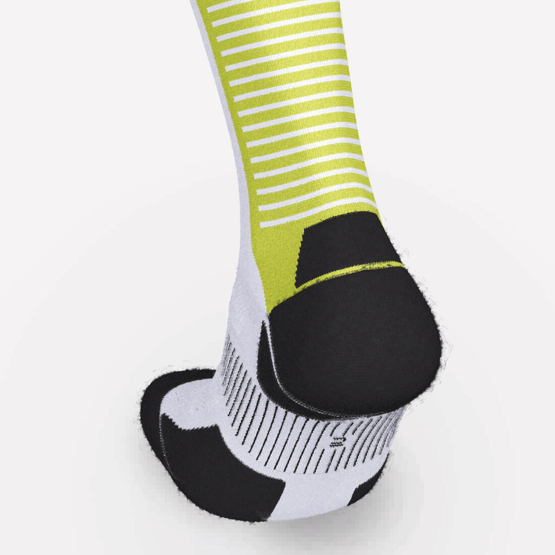 CHAUSSETTES DE RUNNING RUN900 EPAISSES MI-MOLLET RUN WILD BLANCHE NOIRE