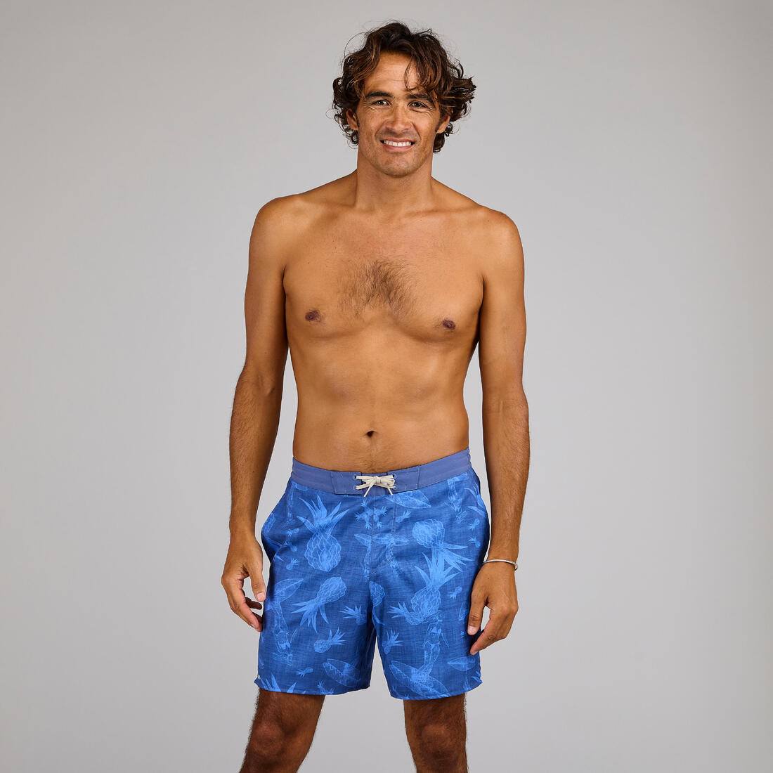 Boardshort surf 100 long surfergirl blue