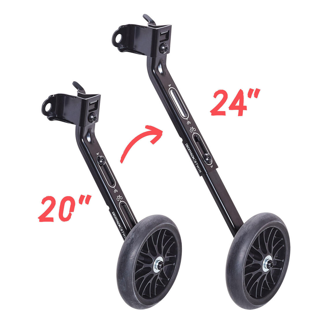 STABILISATEURS VELO ENFANT 20" 24" BTWIN