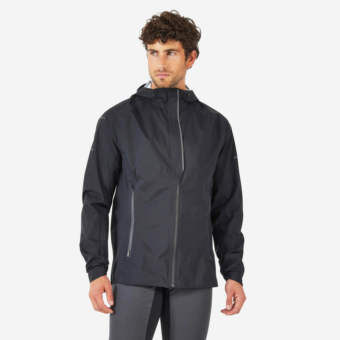 





VESTE RUNNING HOMME IMPERMEABLE COUPE-VENT - KIPRUN RAIN+ NOIR, photo 1 of 10