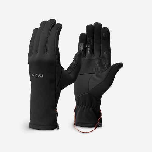 





Gants tactiles et stretch de trekking montagne - MT500 noir - adulte