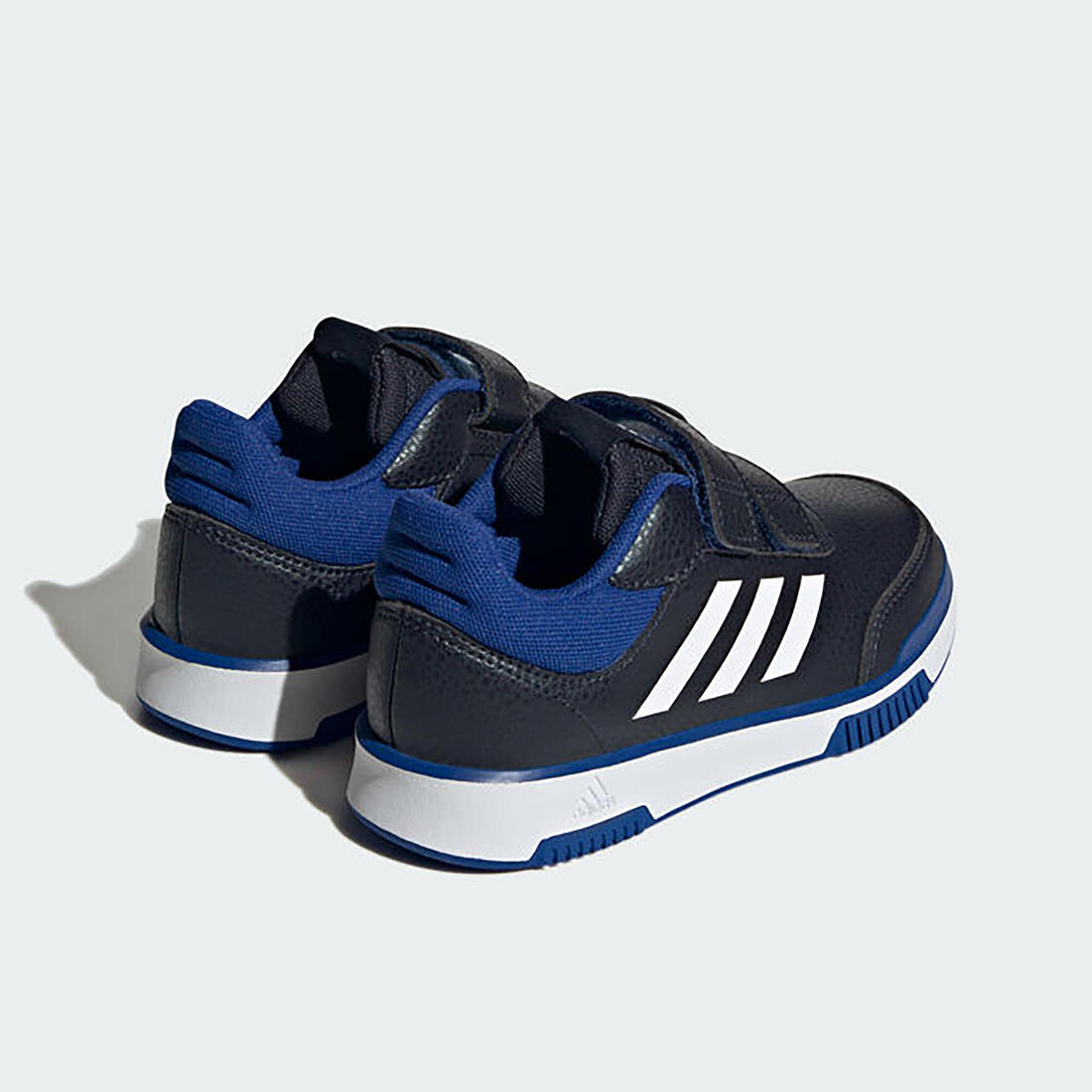 Baskets à scratch enfant - ADIDAS TENSAUR noir/bleu