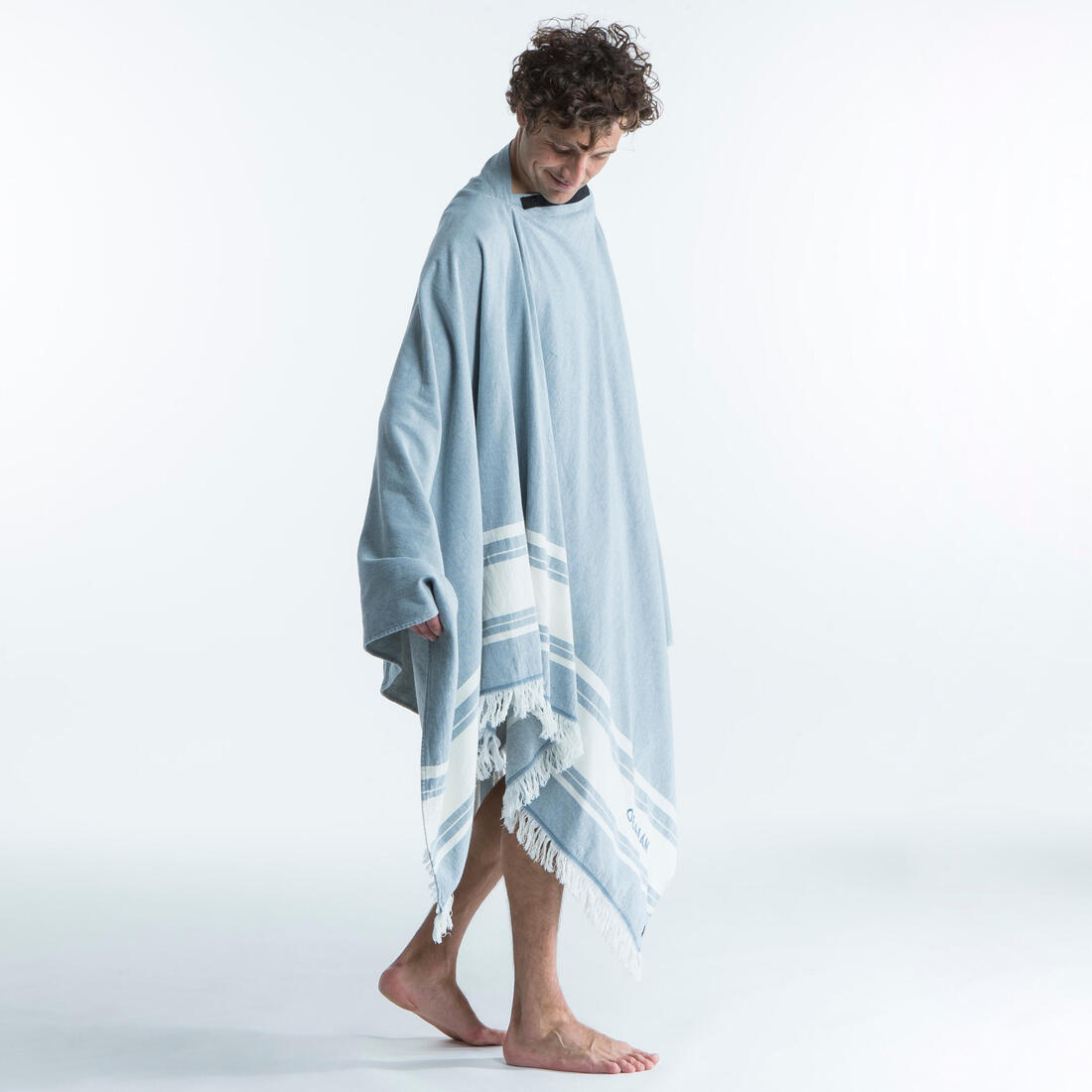 Serviette de plage poncho 190 x 190 cm