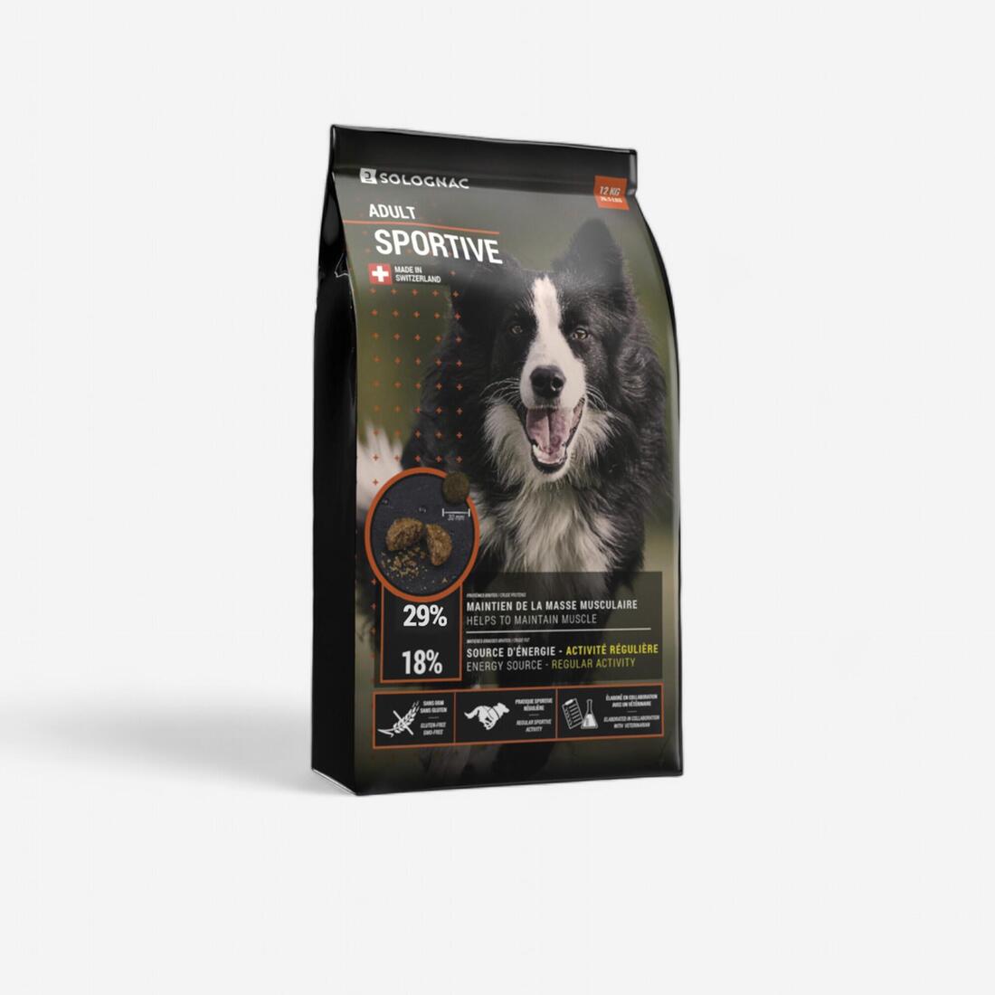 CROQUETTES CHIEN ADULT SPORTIVE 12KG