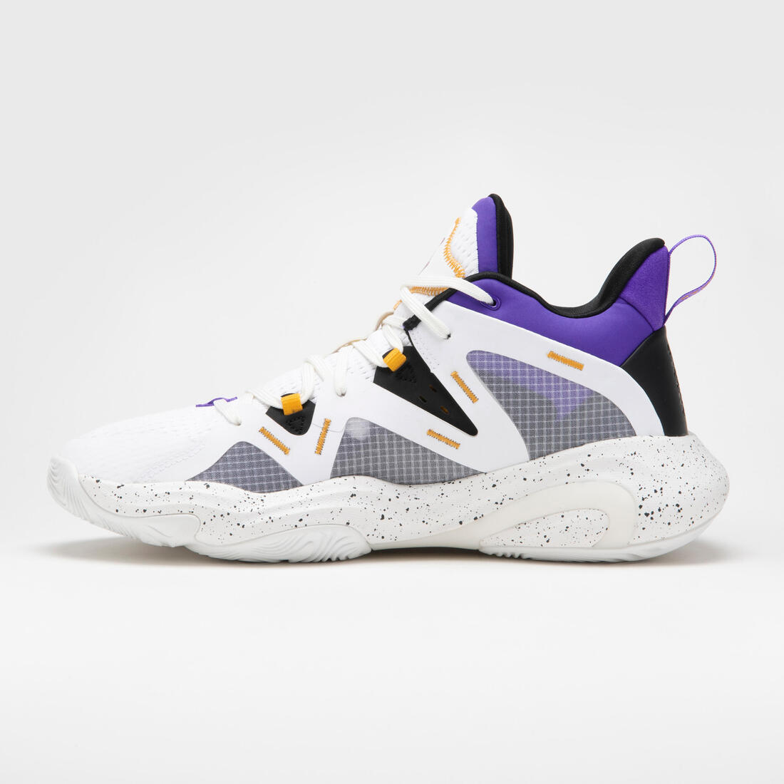 CHAUSSURES DE BASKETBALL LOS ANGELES LAKERS HOMME/FEMME -  900 NBA MID-3 BLANC