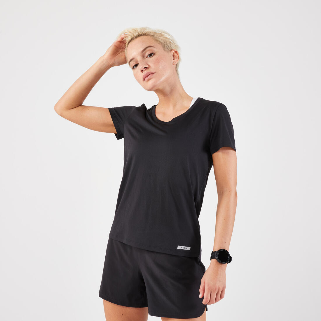 T-shirt de running respirant femme - kiprun run 100