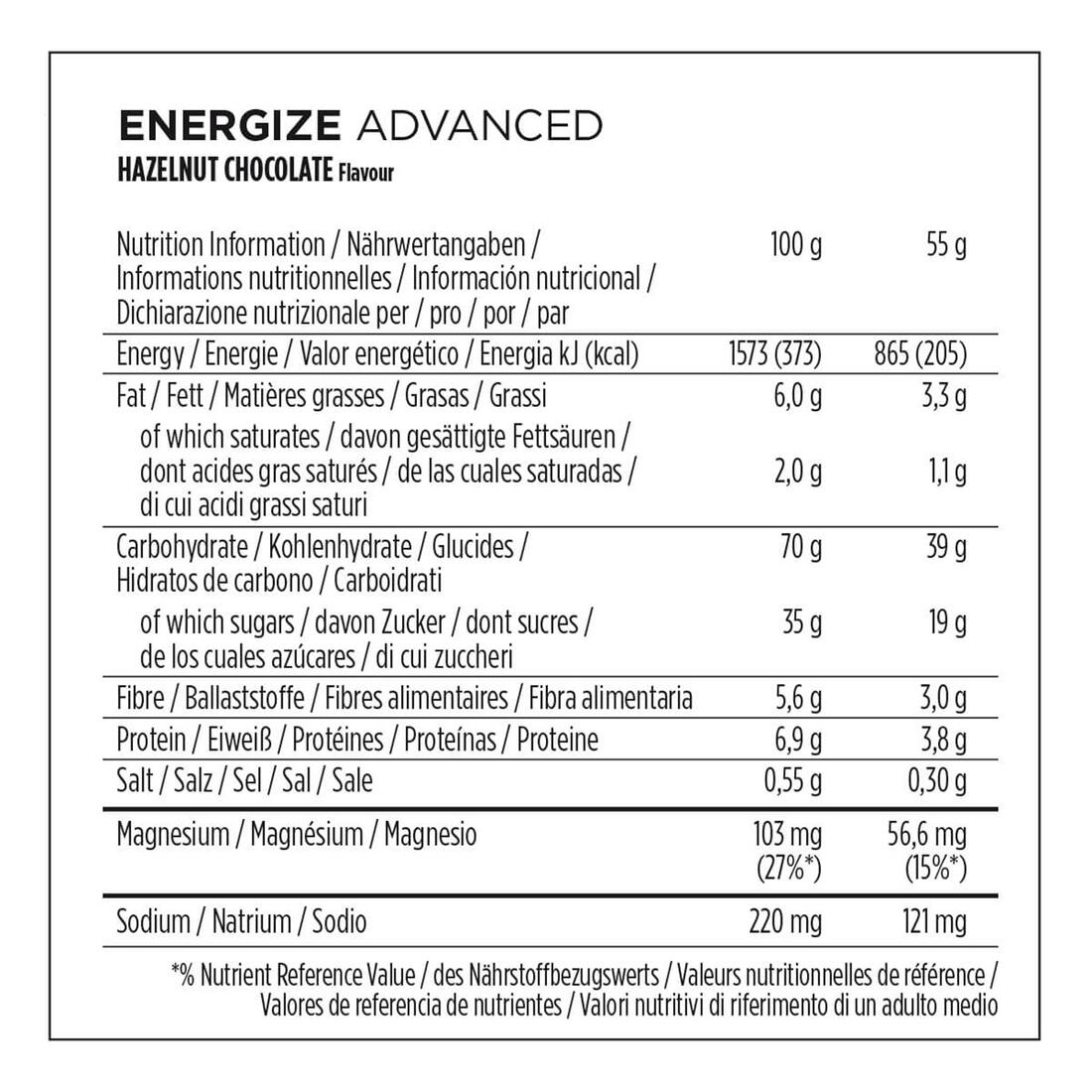 Powerbar Barre energetique C2max Noisette Chocolat  (3 x 55g)