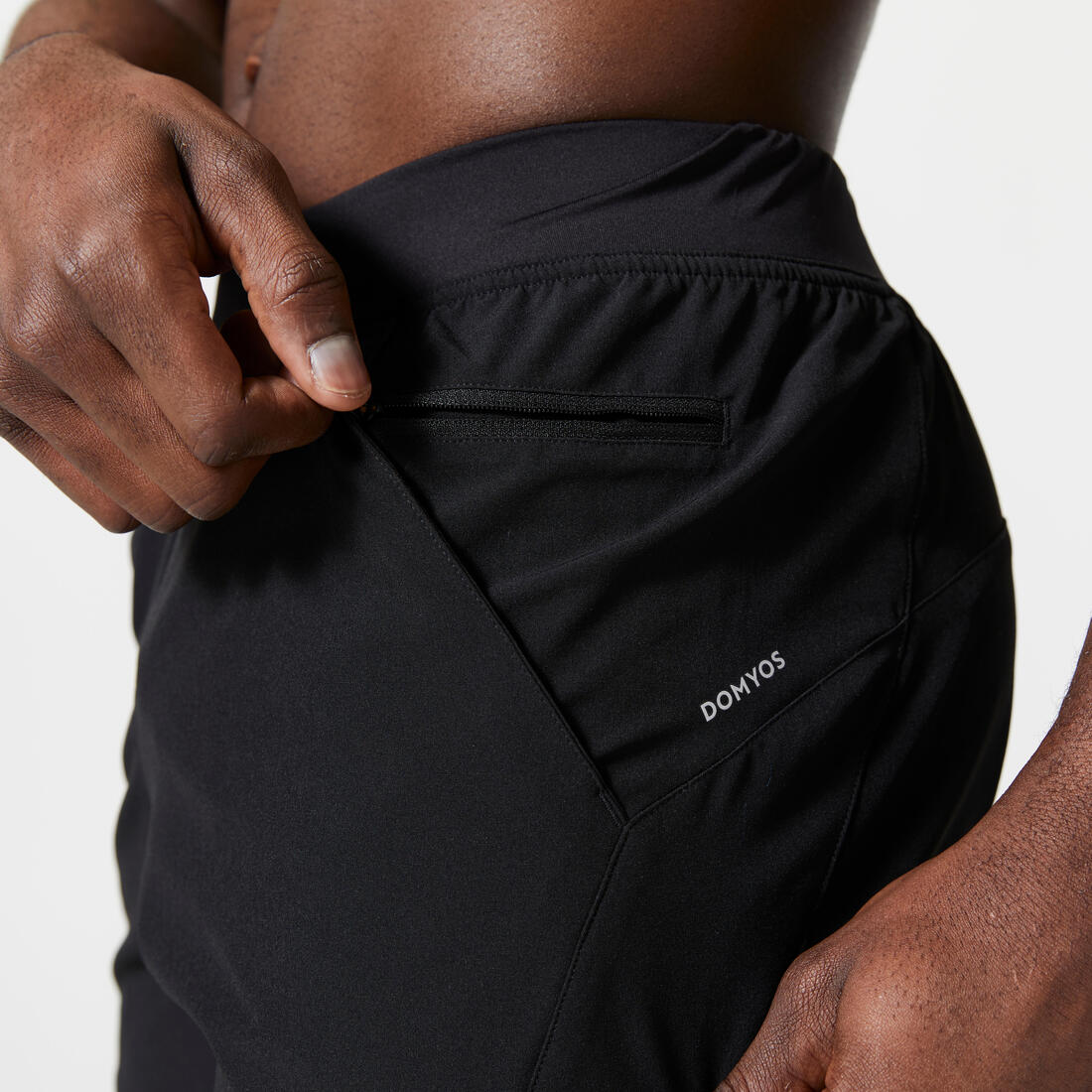 Short de fitness 2 en 1 collection respirant poche zippée homme