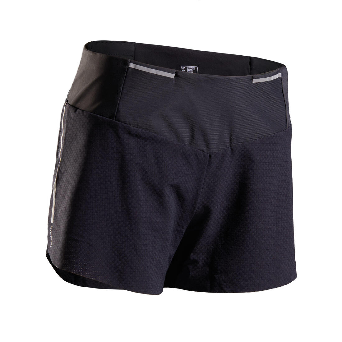 SHORT RUNNING FEMME LÉGER KIPRUN LIGHT NOIR