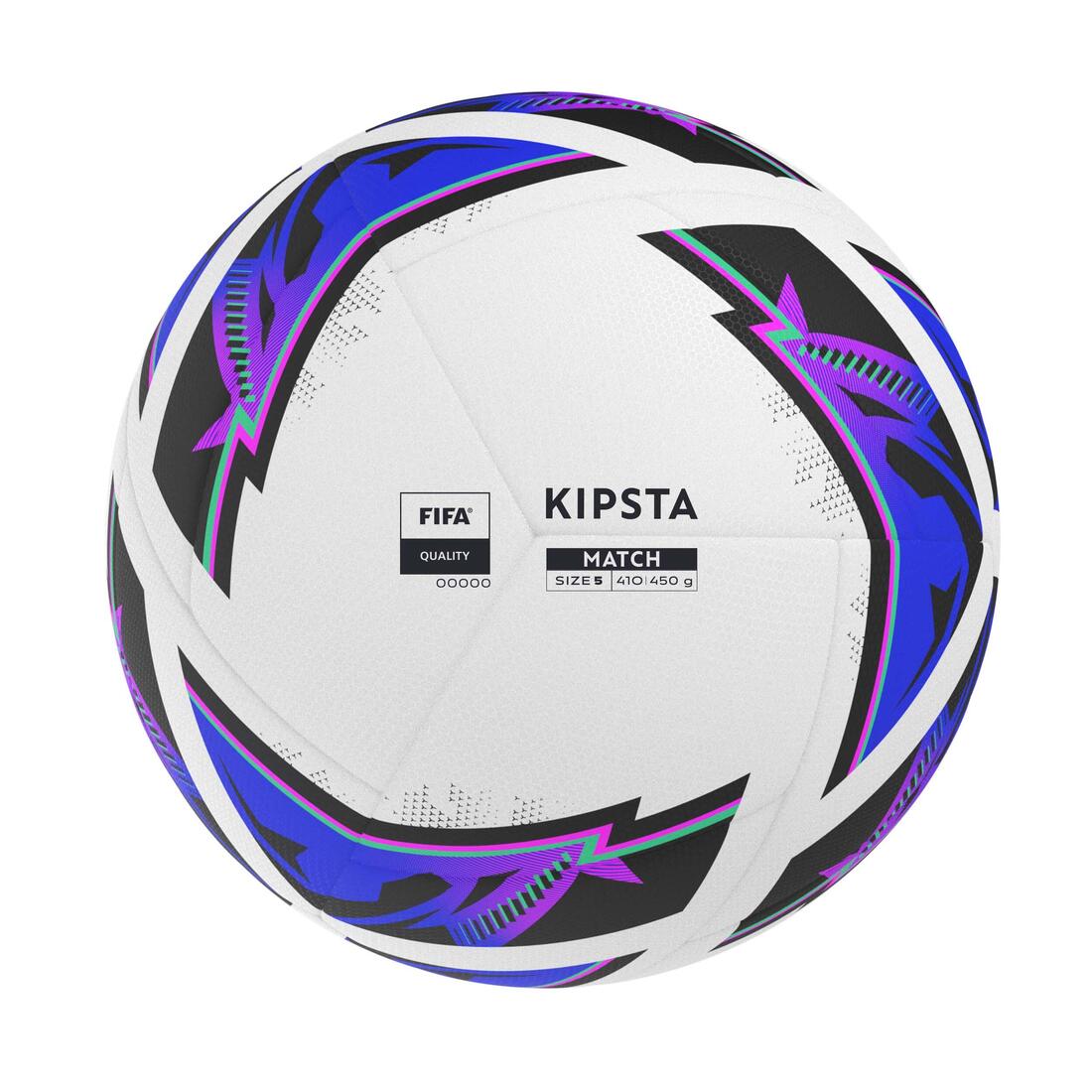 Ballon de football Hybride 2 FIFA QUALITY MATCH BALL taille 5 blanc