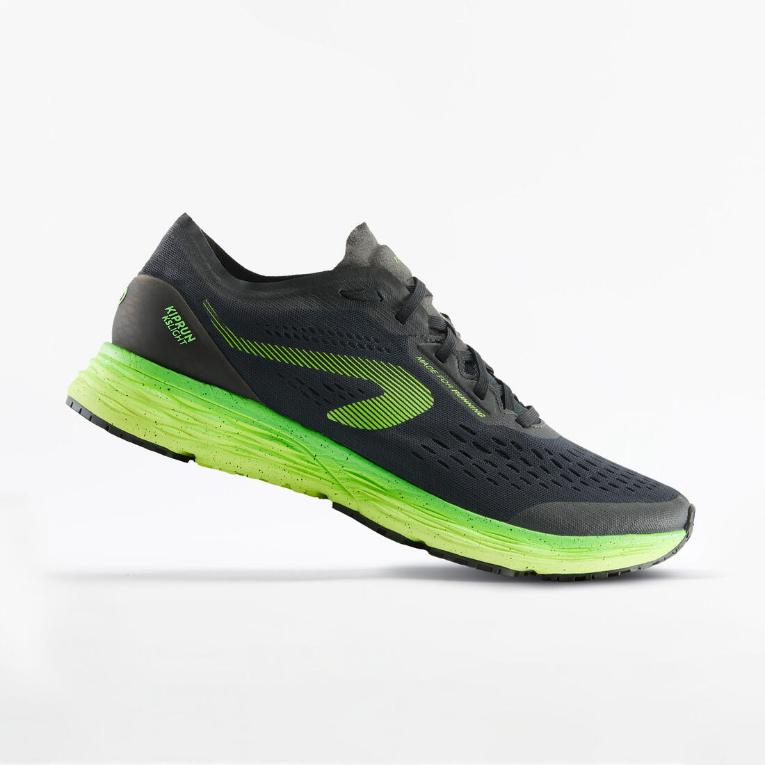 CHAUSSURES DE RUNNING HOMME KIPRUN KSLIGHT NOIR VERT EDITION LIMITEE