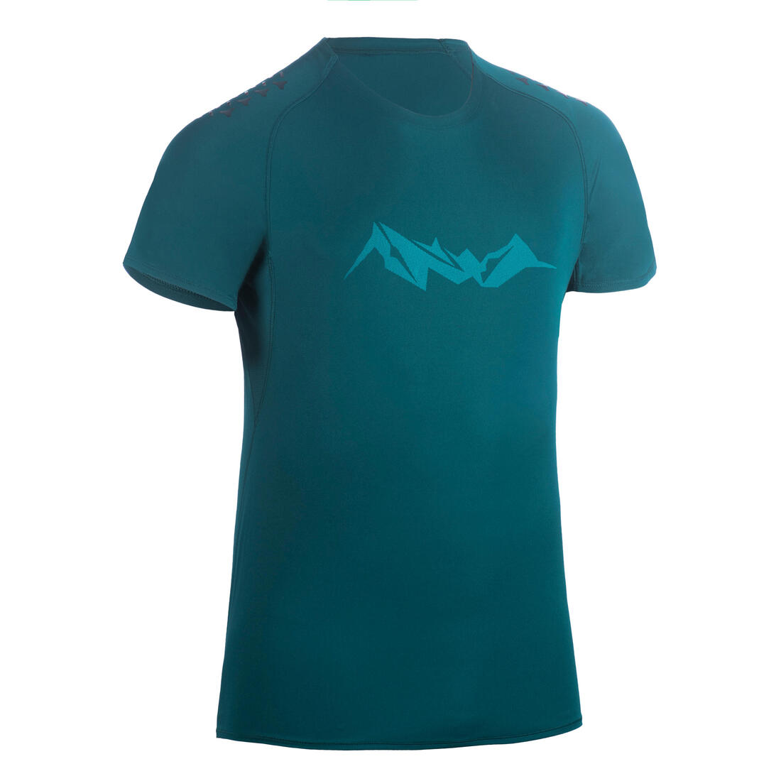 T-shirt de trail running résistant Homme - KIPRUN Run 500 Graph foncé