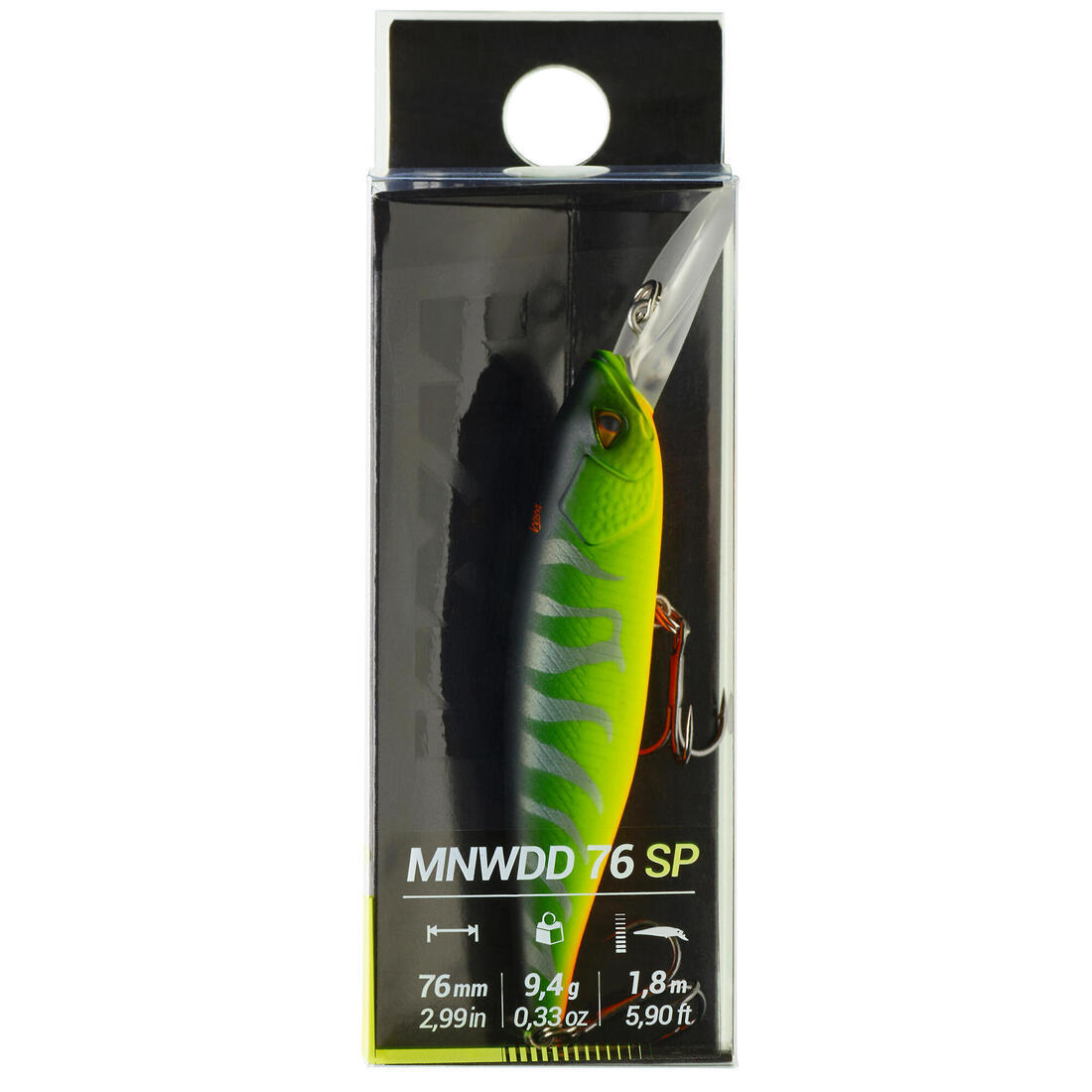 POISSON NAGEUR JERKBAIT MINNOW WXM MNWDD 76 SP