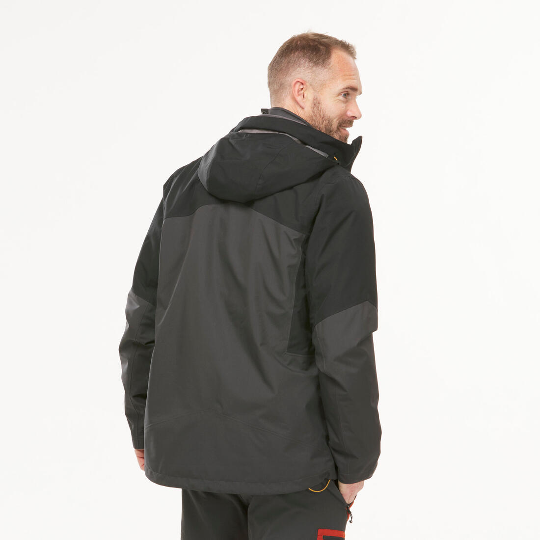 Veste 3en1 imperméable de trek voyage - TRAVEL 500 -10°C noire - homme