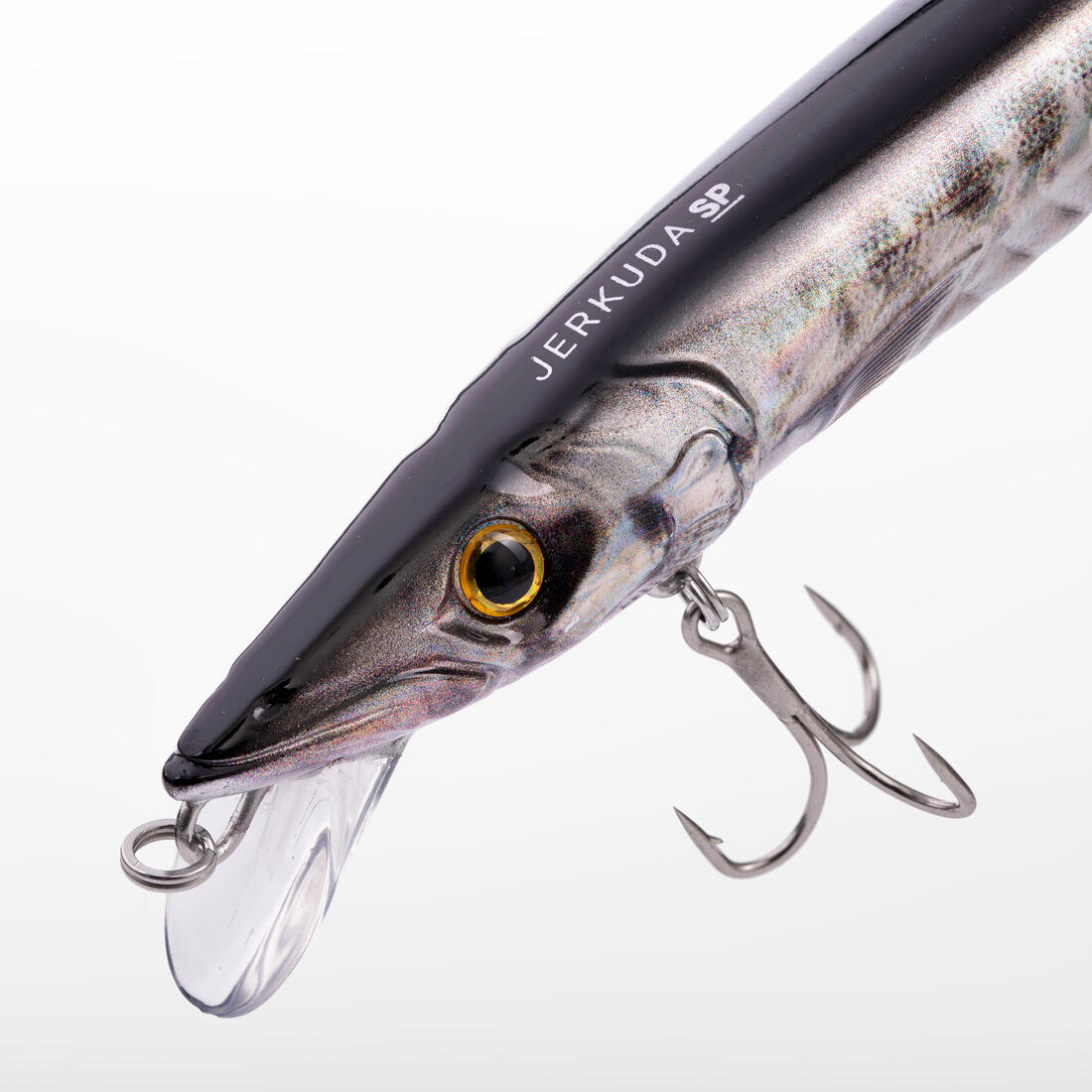 Jerkbait pêche au leurre en mer JERKUDA 170SP Blanc fluo