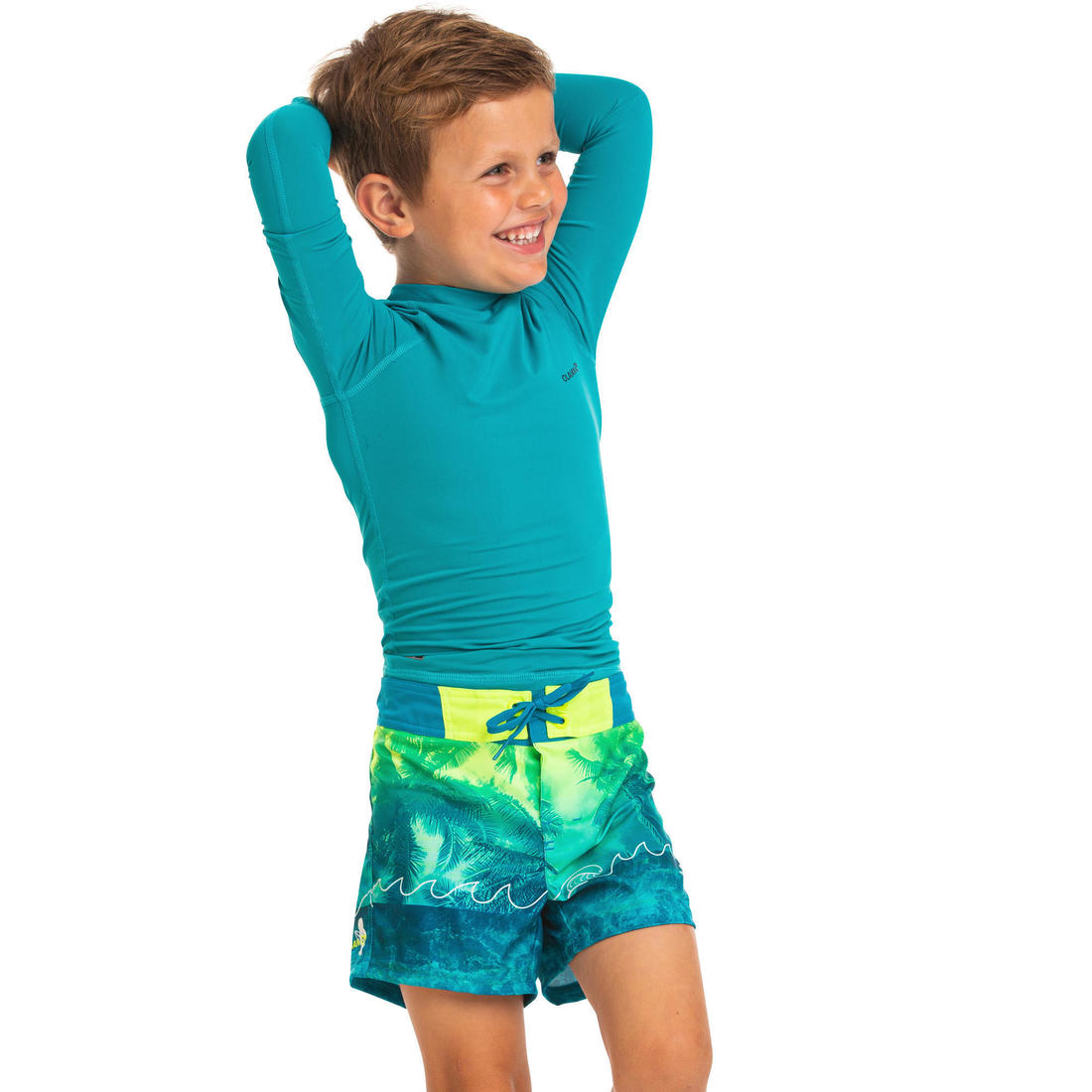 short de bain kid 500 vert