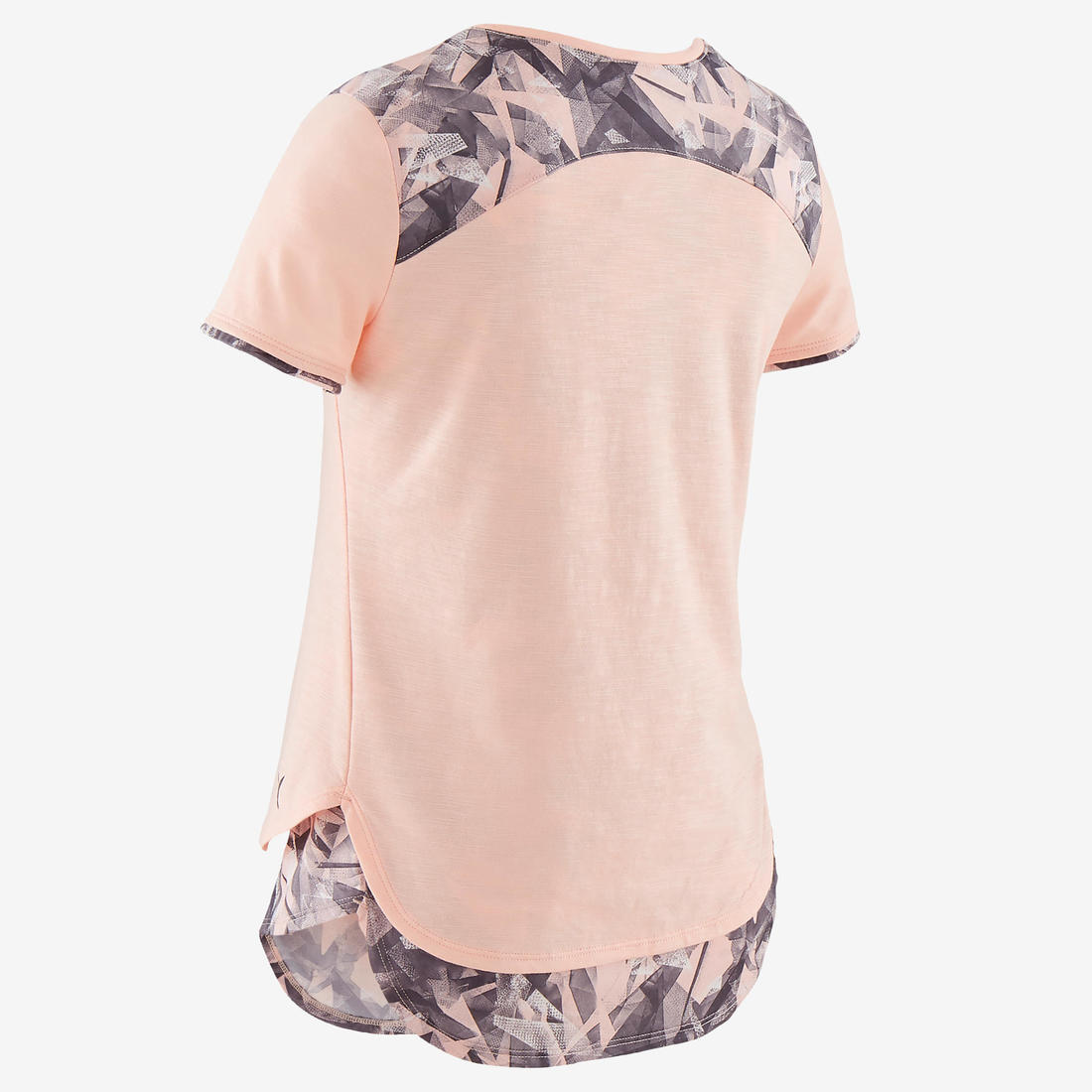 T-shirt 2en1 fille - rose print