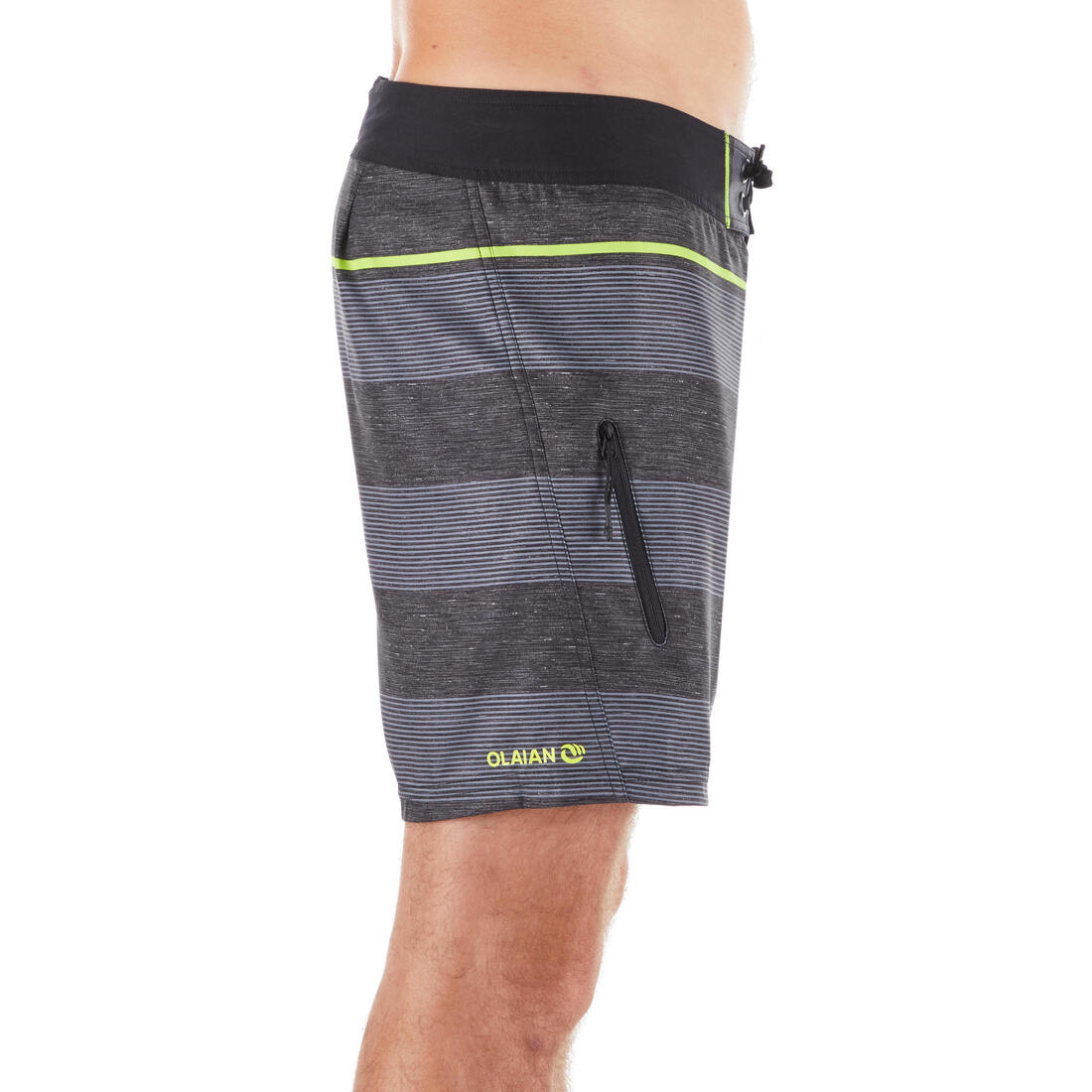 Surf boardshort court 500 lines green