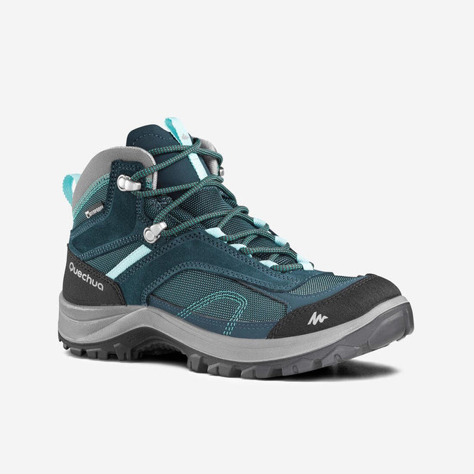 





Chaussures imperméables de randonnée montagne - MH100 Mid Turquoise - Femme, photo 1 of 5