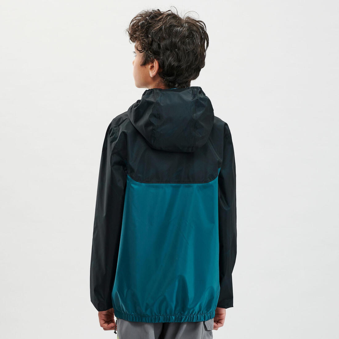 Veste imperméable de randonnée - MH100 zip - enfant 7-15 ans