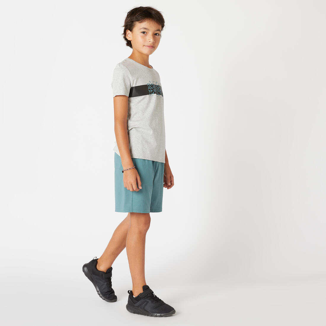 Short enfant coton - Basique marine