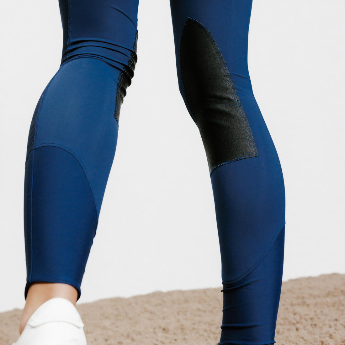 Legging équitation léger Femme - 100 marine