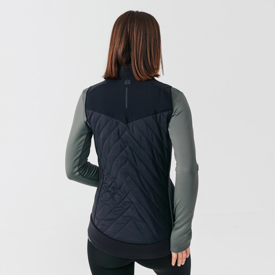 Veste sans manche running chaude femme - Warm noir