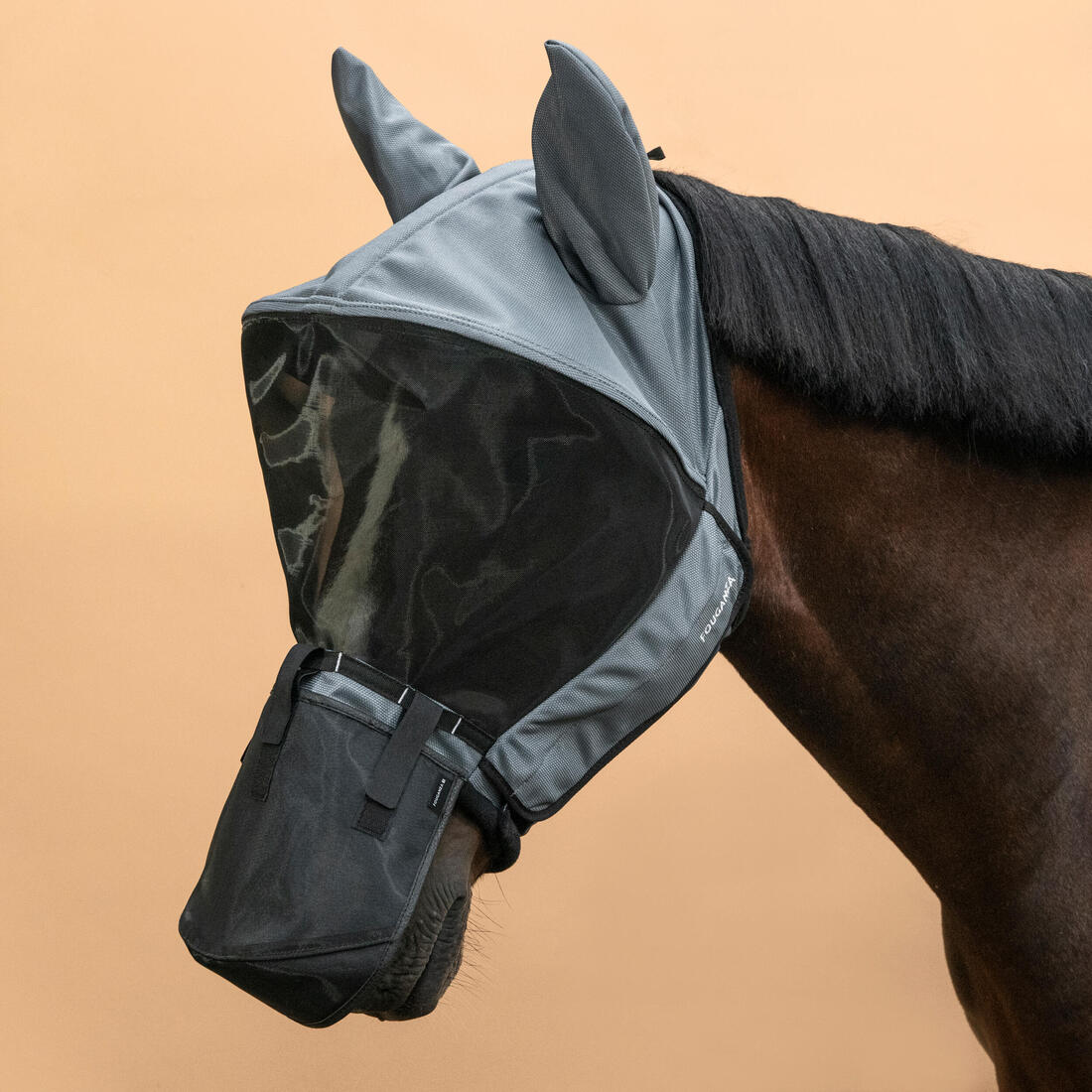 Masque anti-mouche équitation avec arceau Cheval et Poney